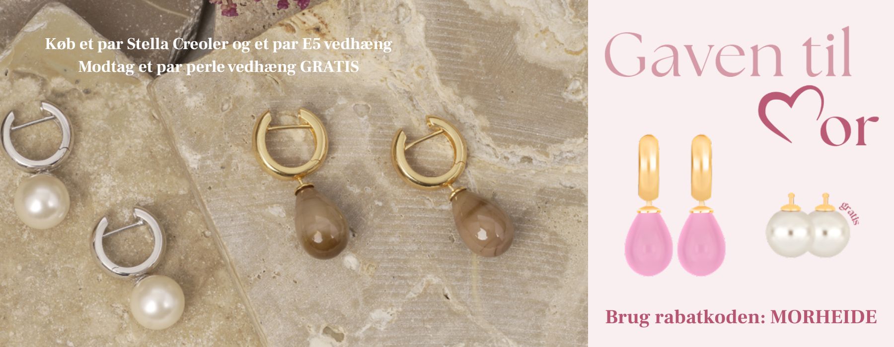 Gratis perle vedhæng på Guldsmykket